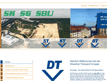 Tablet Screenshot of dt-gruppe.de
